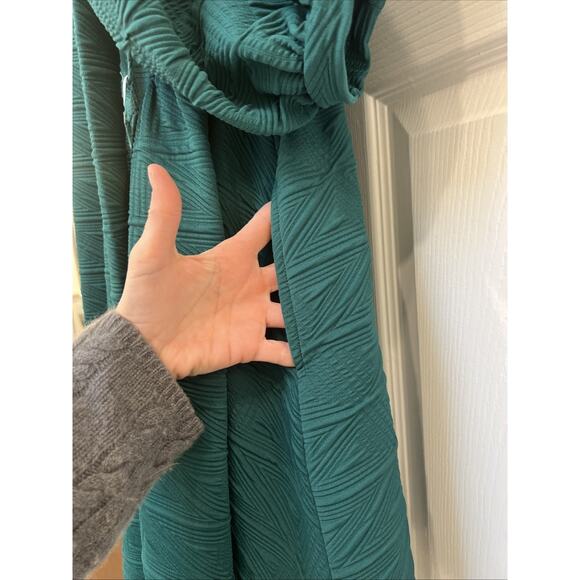 NWT Free People Dress Mini Green Sz Small S Babydoll Back Tie MRSP $110 Pockets - Picture 10 of 10